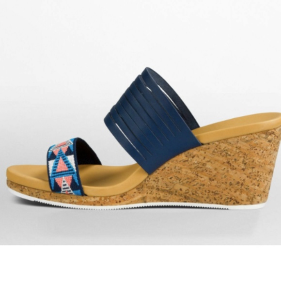 Teva Shoes - Teva Arrabelle Slide - Women's - Mosaic Navy Slide